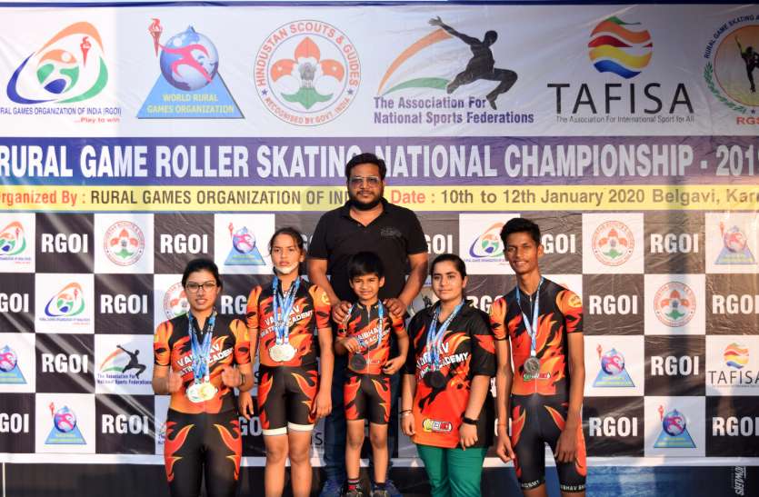 Satna's players select for international skating अंतरराष्ट्रीय स्केटिंग के लिए सतना के खिलाड़ी सलेक्ट