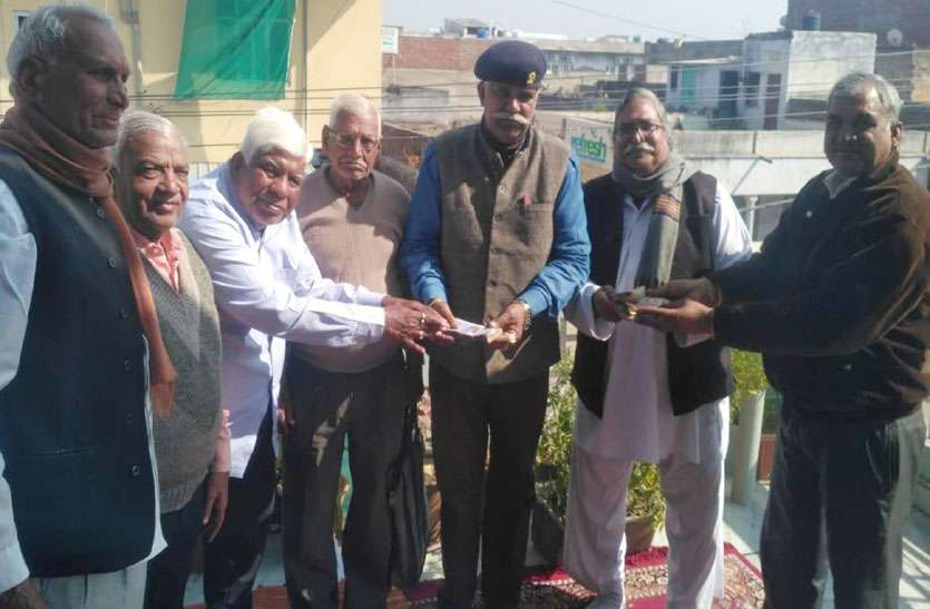 सेवा भारती समिति की ओर संग्रहित राशि को गोशालाओं के लिए की भेंट सेवा भारती समिति की ओर संग्रहित राशि को गोशालाओं के लिए की भेंट