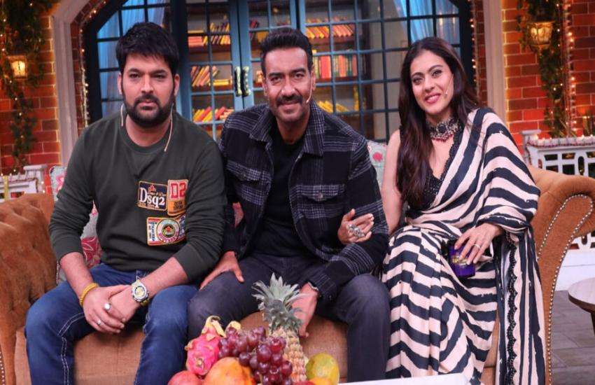 Ajay Devgan And Kajol At Kapil Sharma Show