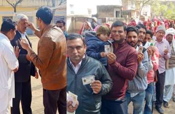 rajasthan panchayat chunav 2020 update dispute for vote in sikar पंचायत चुनाव: मतदान जारी, वोट को लेकर दो पक्षों में विवाद, बीएलओ चोटिल