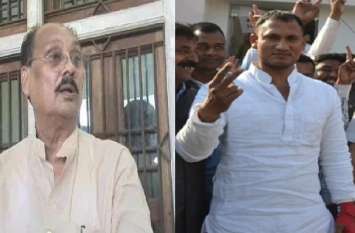 Bahubali Ramakant yadav son Arunkant illegal capture on land in Up बाहुबली रमाकांत यादव के विधायक बेटे पर जमीन पर अवैध कब्जा का आरोप, हंगामा