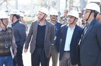 NTPC Executive Director inspects Vindhyachal project विंध्याचल परियोजना के निरीक्षण में पहुंचे एनटीपीसी निदेशक