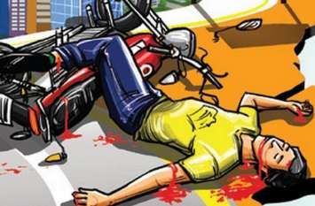 Father returning home after treating daughter died in road accident बेटी का इलाज करा अस्पताल से घर लौट रहे पिता की सड़क दु्र्घटना में दर्दनाक मौत