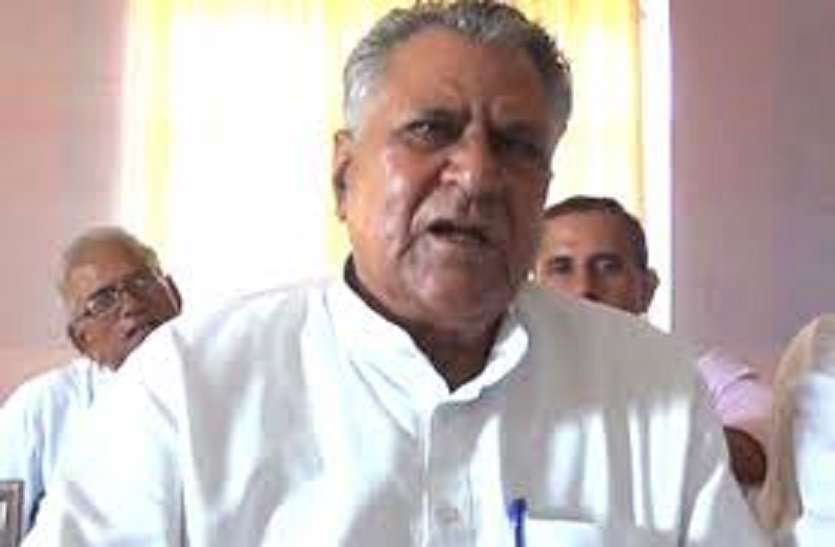 Controversial statement of Cabinet Minister Master Bhanwarlal कैबीनेट मंत्री मास्टर भंवरलाल का विवादास्पद बयान