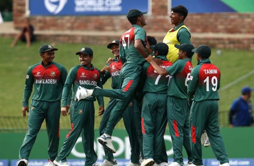 bangladesh.jpg अंडर-19 वर्ल्ड कप: दक्षिण अफ्रीका को हराकर बांग्लादेश ने सेमीफाइनल में बनाई जगह