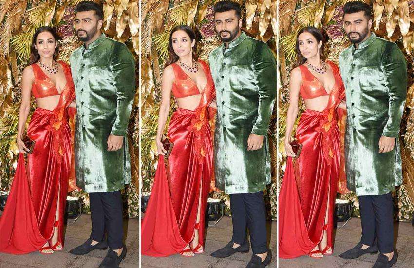 Malaika Arora And Arjun Kapoor Spot Together In Armaan Jain Wedding