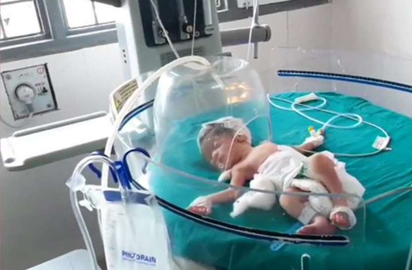 कूड़े के ढेर से मिली नवजात बच्ची कूड़े के ढेर से मिली नवजात बच्ची