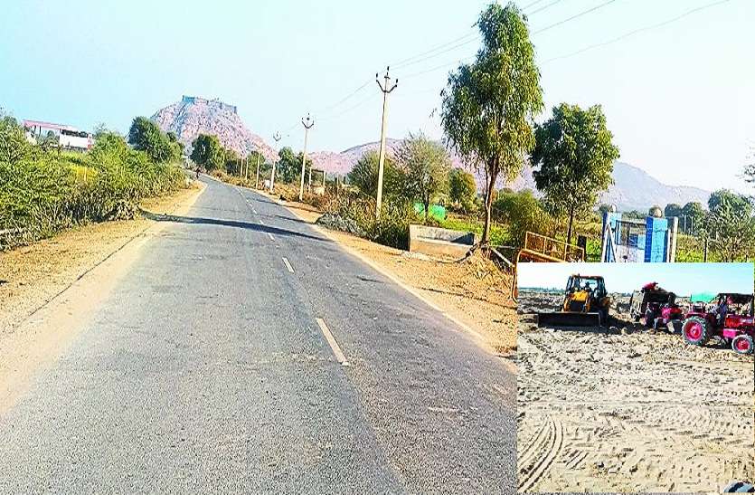 बजरी रोकथाम के लिए लगाया गया नाका बंद, नहीं रुका खनन बजरी रोकथाम के लिए लगाया गया नाका बंद, नहीं रुका खनन