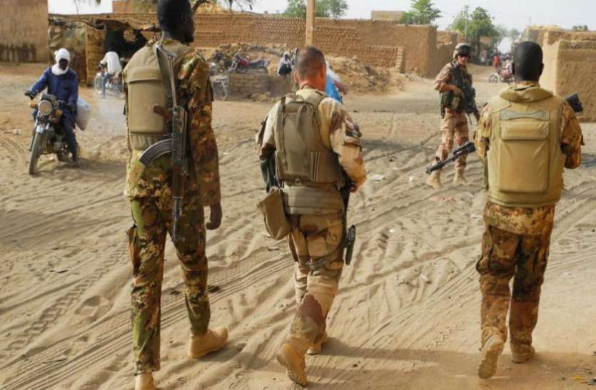Interstitial attack in central Mali मध्य माली में अंतर्नस्लीय हमला, 9 सैनिकों समेत 40 की मौत