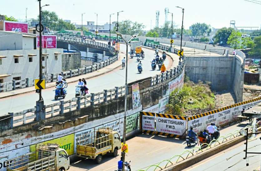 रायपुर : 6 महीने से ब्रिज निर्माण ठप, ढाई लाख लोग परेशान रायपुर : 6 महीने से ब्रिज निर्माण ठप, ढाई लाख लोग परेशान