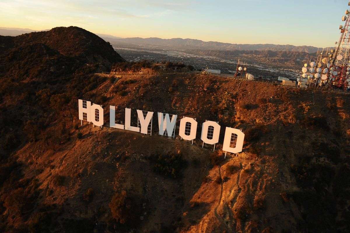 Лос Анджелес вывеска Голливуд