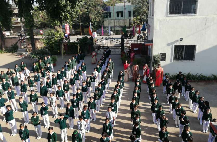 #swarnimbharat वीनस वैली स्कूल के छात्रों ने स्वच्छता की शपथ ली