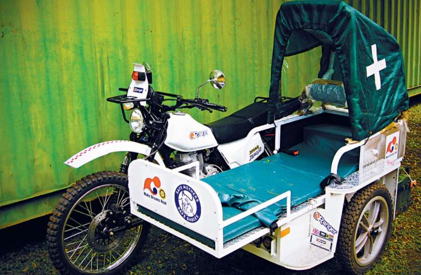Bike ambulance Health news Government of Rajasthan अब जयपुर में भी बाइक एम्बुलेंस व दमकल की जरूरत