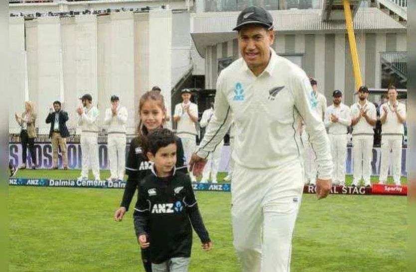 Ross Taylor तीनों फॉर्मेट में 100 मैच खेलने वाले पहले खिलाड़ी बने टेलर, तोहफे में मिली 100 शराब की बोतलें