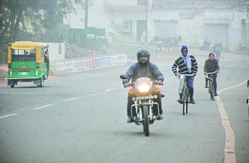 heavy cold in gwalior at Madhya pradesh सर्दी कोहरे के बीच चंबल में बना ठिठुरन भरा मौसम, मौसम वैज्ञानिक बोले यह बात