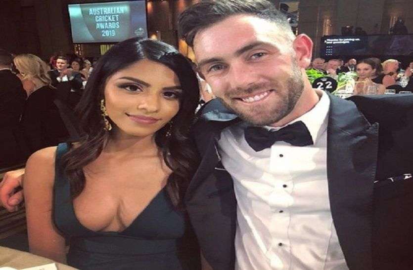 Glenn Maxwell vini raman ग्लेन मैक्सवेल ने की भारतीय लड़की विनी रमन से सगाई, देखें तस्वीर