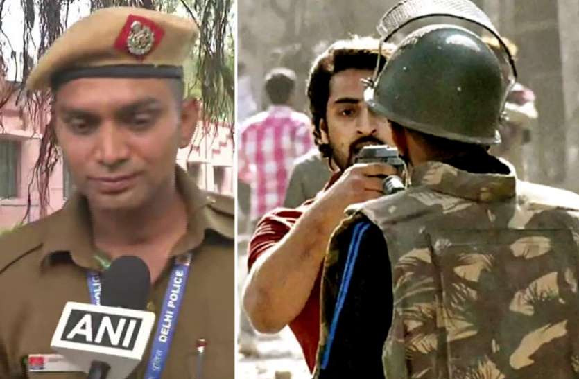deepak dahiya shahrukh delhi violence दिल्ली हिंसाः मौजपुर में जब शाहरुख ने तानी थी पिस्टल, इस बहादुर पुलिसवाले ने कर दिया था कमाल