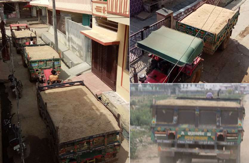 बेलगाम खनन पर पुलिस-प्रशान मौन, शहर की गलियों में दौड़ रहा बजरी भरे वाहनों का आतंक बेलगाम खनन पर पुलिस-प्रशान मौन, शहर की गलियों में दौड़ रहा बजरी भरे वाहनों का आतंक