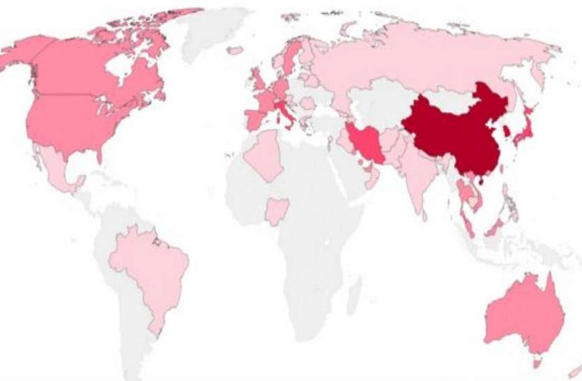 Coronavirus Spread in Worldwide (Symbolic Image) दुनियाभर में Coronavirus का बढ़ता आतंक, अब तक 2900 से अधिक की मौत, जानें कहां-कहां है वायरस का प्रकोप