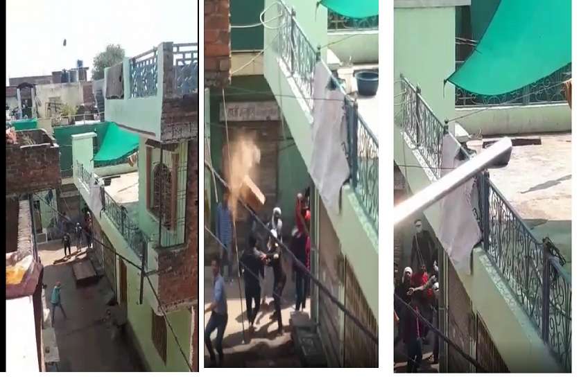 man open gun fire on finance company recovery team in gwalior बाइक की रिकवरी करने पहुंची टीम पर चलाईं गोलियां इंटें फेंकी, जान बचाकरभागी टीम
