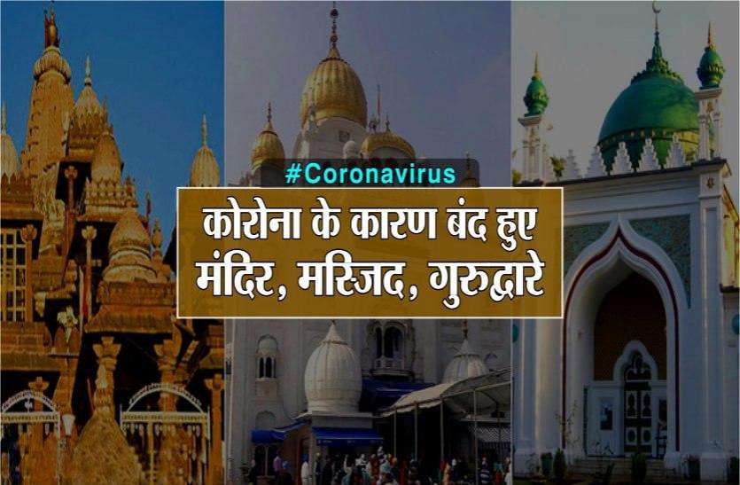 corona virus affect in gwalior अल्लाह,ईश्वर,जीजस और वाहेगुरू के द्वार हुए बंद, घर से करें याद, कोरोना से बचें और बचाएं