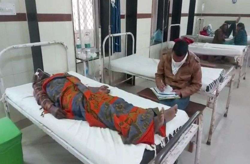 युवक गंभीर अवस्था में एसके अस्पताल में भर्ती कोरोना से बड़ा सूदखोरों का आतंक, परेशान युवक ने एल्ड्रिन पीया