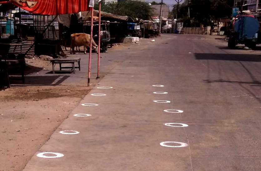 Social distancing : खरीदारी के लिए जाएं तो गोले में खड़े हो जाएं, नंबर आने पर चढ़े दुकान की दहलीज Social distancing : खरीदारी के लिए जाएं तो गोले में खड़े हो जाएं, नंबर आने पर चढ़े दुकान की दहलीज