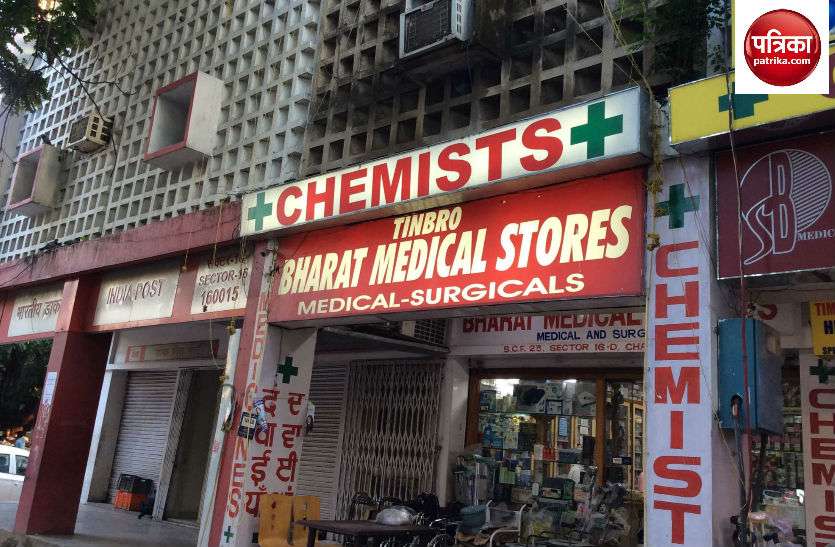 chemist shop केन्द्र शासित प्रदेश Chandigarh में कर्फ्यू के दौरान सीधे दवा खरीदने पर रोक