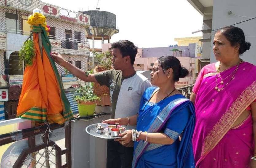 गुड़ी की पूजा कर मनाया नव संवत्सर का पर्व गुड़ी की पूजा कर मनाया नव संवत्सर का पर्व