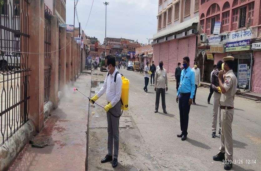 1000 लीटर सोडियम हाइपोक्लोराइट से रोजाना जयपुर में सेनेटाइजेशन 1000 लीटर सोडियम हाइपोक्लोराइट से रोजाना जयपुर में सेनेटाइजेशन