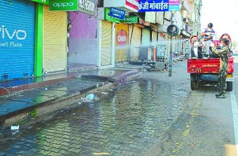 2500 किलो छिडक़ा, 1500 किलो ही बचा कोरोना से लडऩे का ‘बारूद’ 2500 किलो छिडक़ा, 1500 किलो ही बचा कोरोना से लडऩे का ‘बारूद’