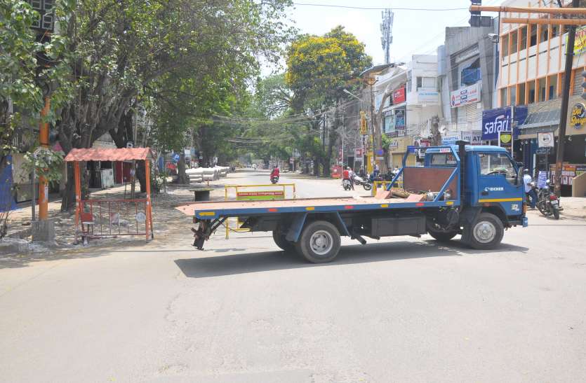 शहर में दूसरे दिन भी सन्नाटा, थमा रहा जीवन शहर में दूसरे दिन भी सन्नाटा, थमा रहा जीवन