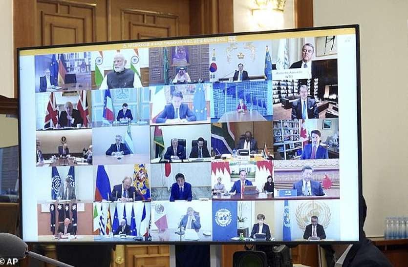 g20 country कोरोना वायरस से अर्थव्यवस्था को बचाने के लिए 5 ट्रिलियन डॉलर की मदद देंगे G-20 देश