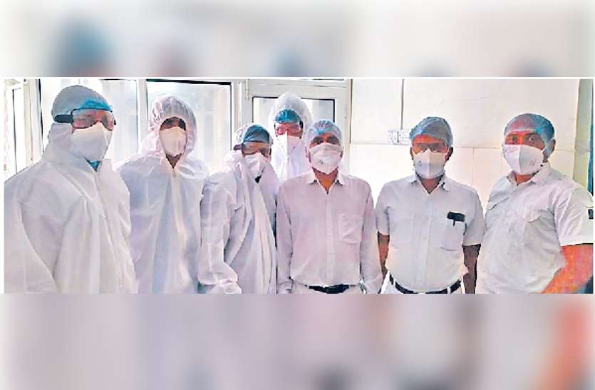 एसएमएस अस्पताल में यों कोरोना वायरस पीड़ित मरीजों को हो रहा बेहतर उपचार