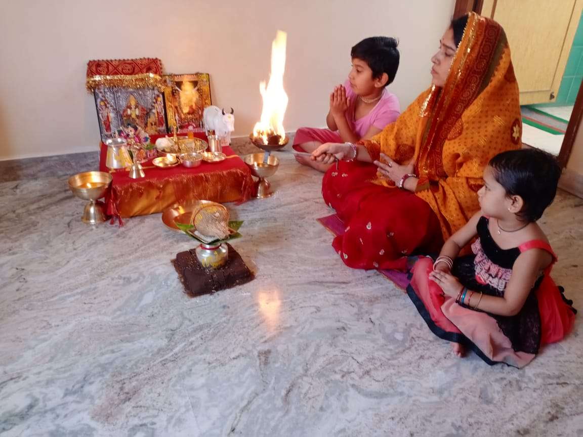 कर्नाटक में भक्ति भाव से मनाया ईसर-गणगौर पर्व
