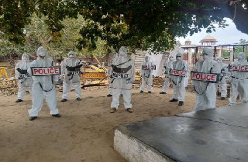 gwalior police special squad in coronavirus