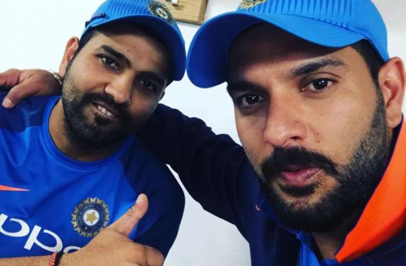 yuvi_and_rohit.jpg रोहित को लेकर बोले युवराज सिंह, जब पहली बार देखा था तो आई थी इंजमाम उल हक की याद