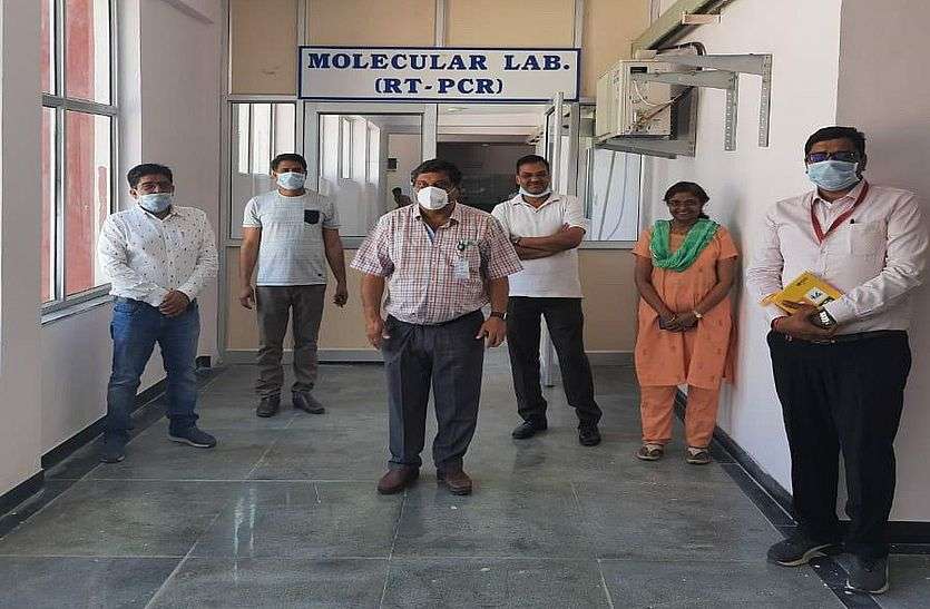 The team inspected the lab, may start today in bhilwara लैब का किया टीम ने निरीक्षण, आज हो सकती प्रारम्भ