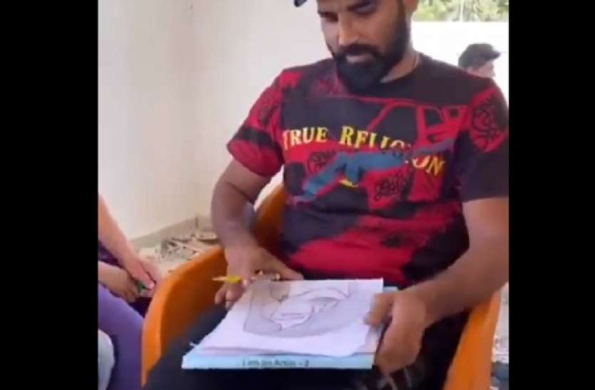 shami.jpg Amroha: शमी ने बनाई तस्वीर तो लोगों ने किए ऐसे कमेंट्स