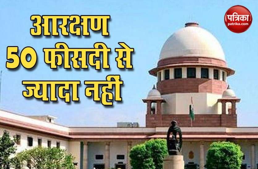 supreme court SC ने कहा- '50 फीसदी से ज्यादा आरक्षण की जरूरत नहीं, AP सरकार की सोच समझ से बाहर'