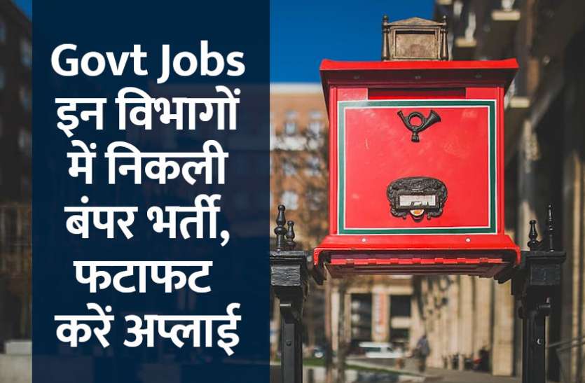 govt jobs in hindi ग्रेजुएट्स के लिए निकली Govt Jobs, फटाफट ऐसे करें अप्लाई