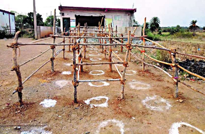 Even after ban, punishment in village, notice on assistant secretary कोरोना काल की पाबन्दी के बाद भी गांव में सजा बाजार, सीईओ ने दिया नोटिस