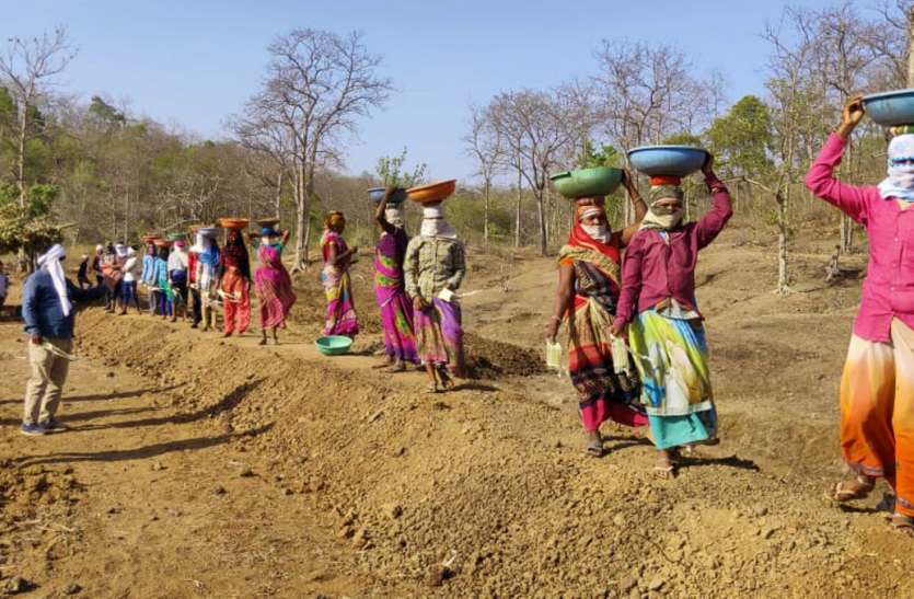 लॉकडाउन में मनरेगा के तहत जिले के 10453 मजदूरों को मिला रोजगार लॉकडाउन में मनरेगा के तहत जिले के 10453 मजदूरों को मिला रोजगार, बाहर से आए 400 परिवारों के नए कार्ड भी बने