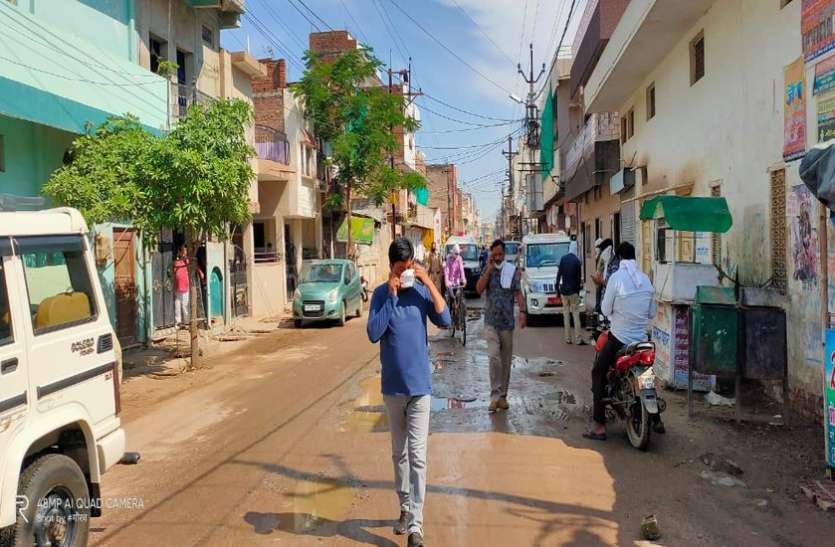 संक्रमित क्षेत्र की सीमाओं को किया सील, किया सेनेटाइज संक्रमित क्षेत्र की सीमाओं को किया सील, किया सेनेटाइज