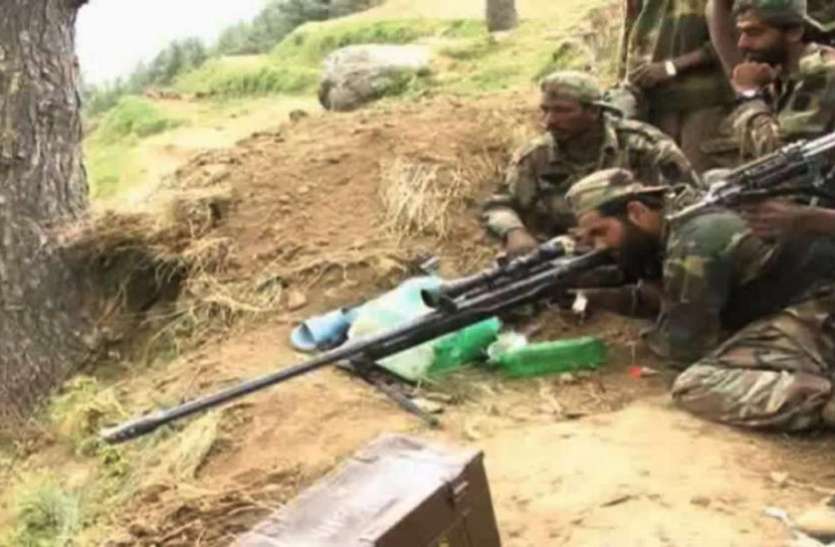 snipers.jpg आतंकियों पर भारत के प्रहार से PAK में बौखलाहट, LoC पर मुजाहिद बटालियन को किया तैनात
