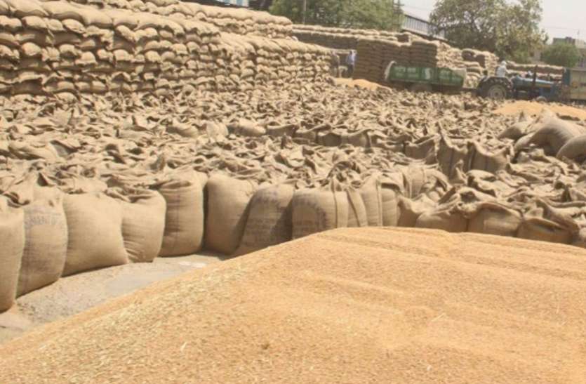 Wheat will be purchased till 26 in Singrauli राशन दुकानों से मांगे जा रहे बारदाने