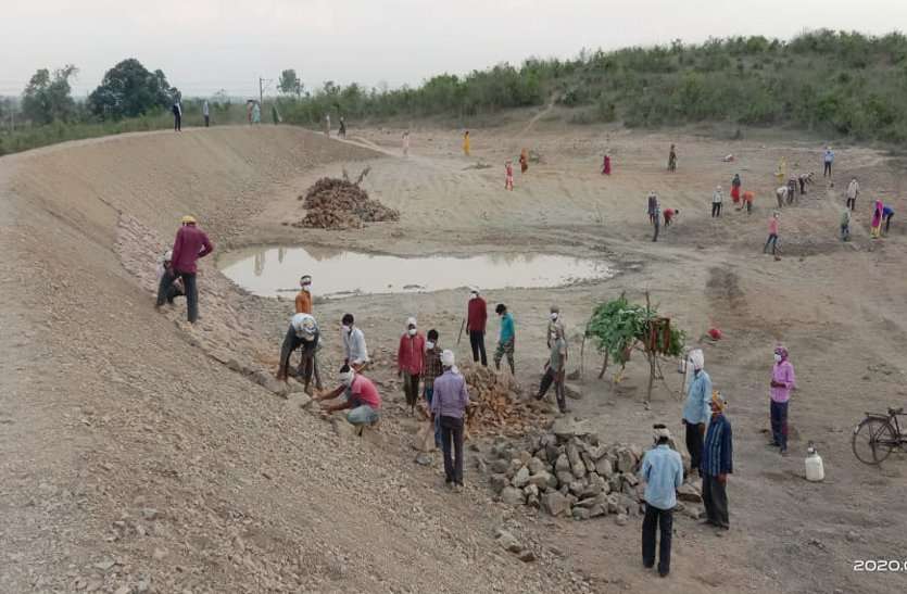 49 thousand people got work in MNREGA in lockdown लॉकडाउन: कटनी जिले में 49 हजार मजदूरों को मिला मनरेगा में काम, 3 करोड़ का हुआ भुगतान