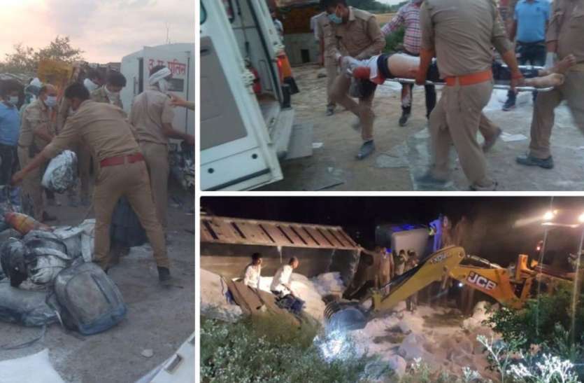 Auraiya accident औरैयाः पीड़ित ने बयां किया दर्द, निकले थे घर के लिए, खो दिया अपनो को
