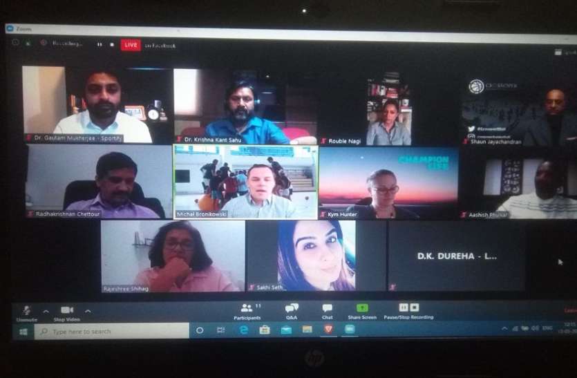 International webinars in lnipe लॉकडाउन का बेहतर इस्तेमाल कर भविष्य की चुनौतियों के लिए तैयार हो सकते है: डुरेहा