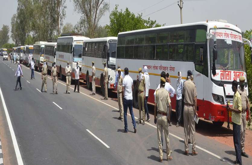 श्रमिक बसों को लेकर भरतपुर बना सियासत का केंद्र श्रमिक बसों को लेकर भरतपुर बना सियासत का केंद्र